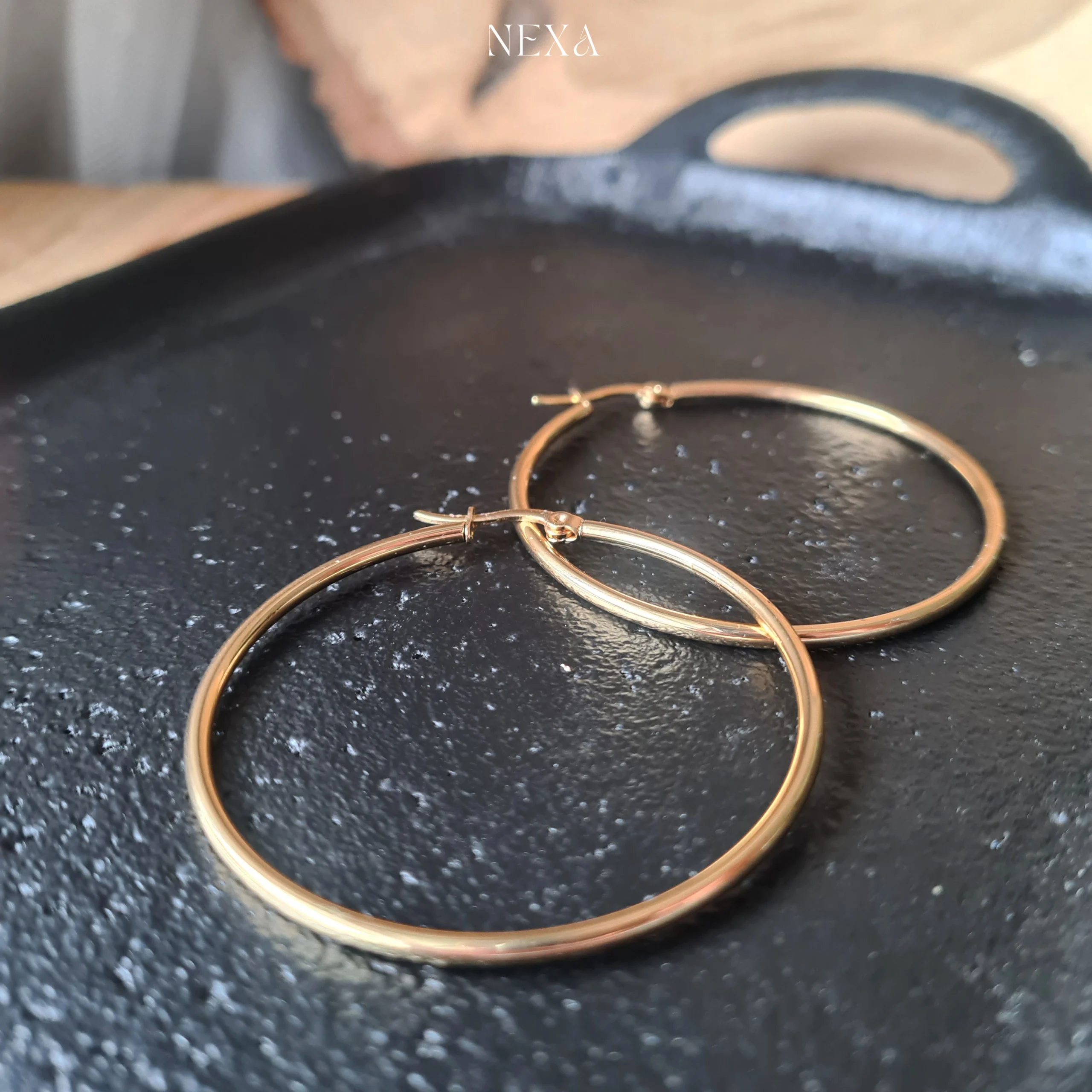 Kolczyki Koła „Classic Hoop” - obrazek 2