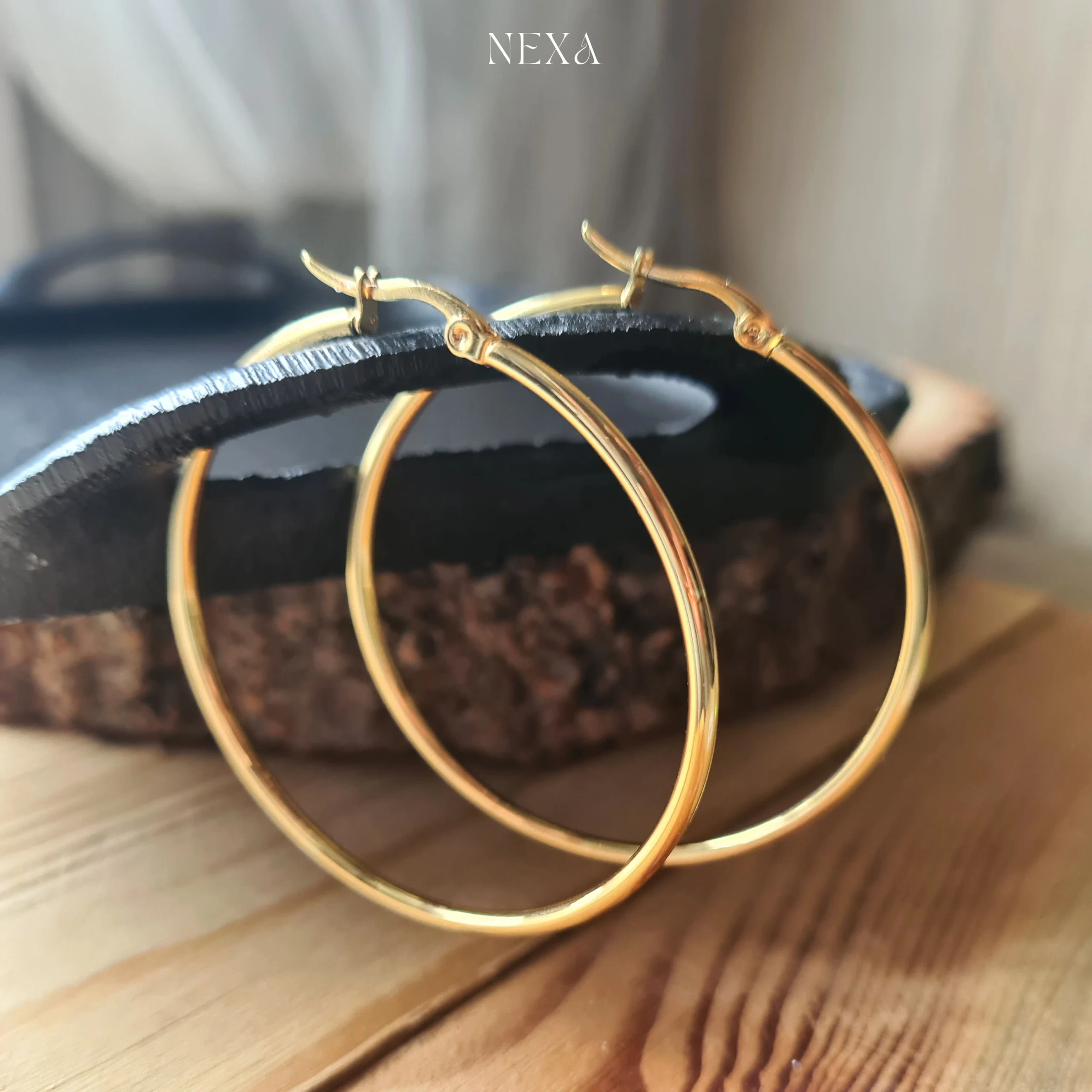 Kolczyki Koła „Classic Hoop” - obrazek 3