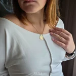 Naszyjnik z Medalionem Słońca „Solaris”