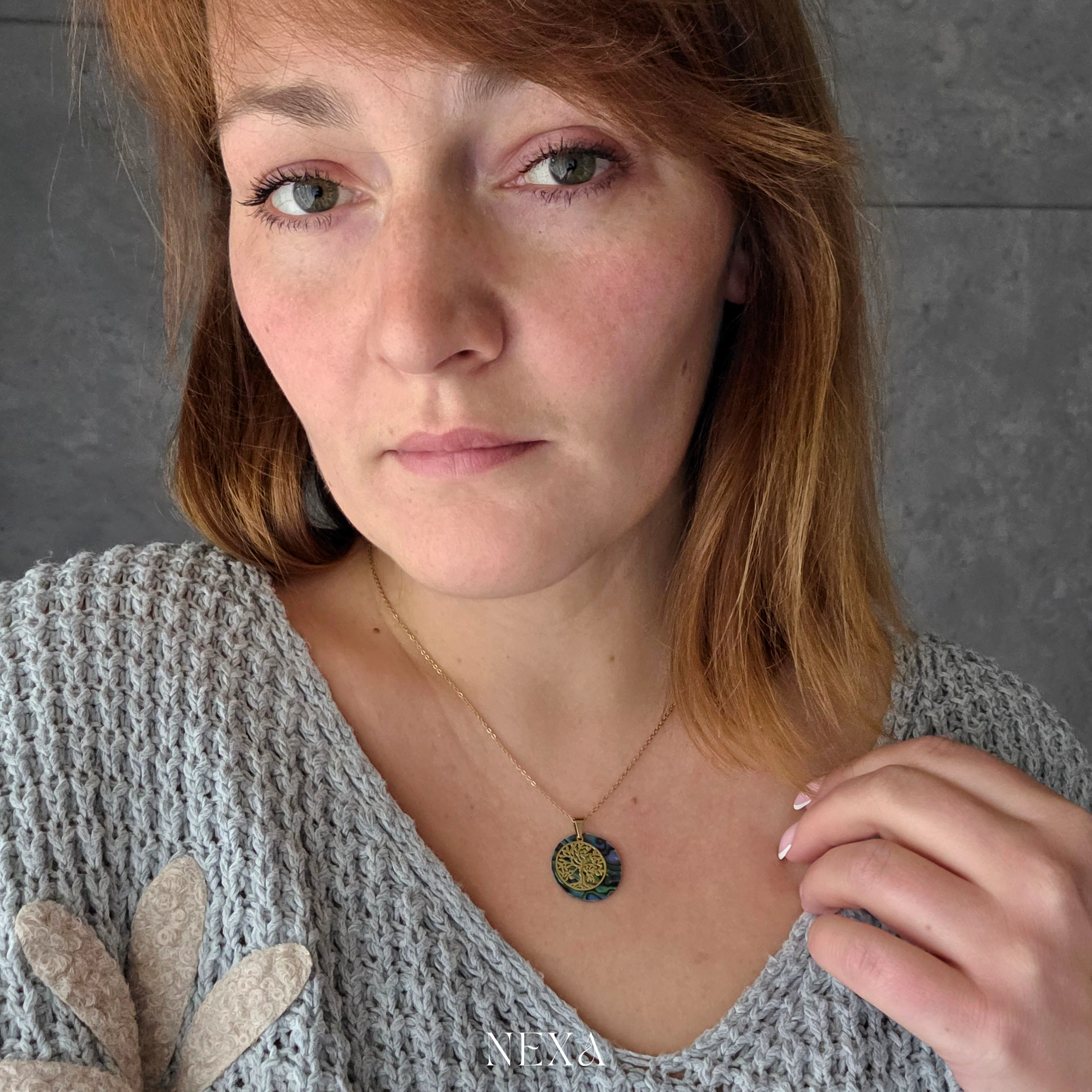 Drzewo Życia z Muszlą Abalone - obrazek 3