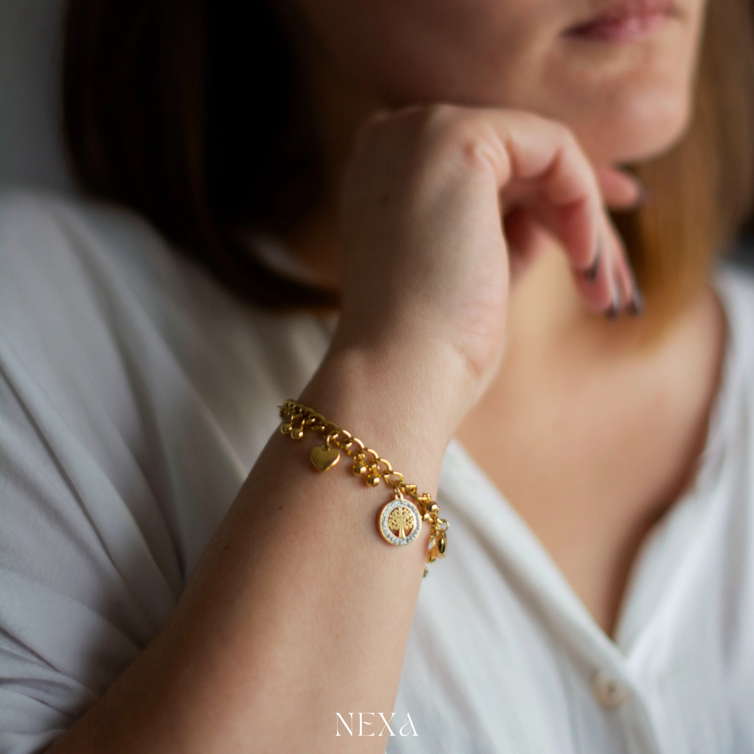 Bransoletka z Charmsami „Aurora Tree”